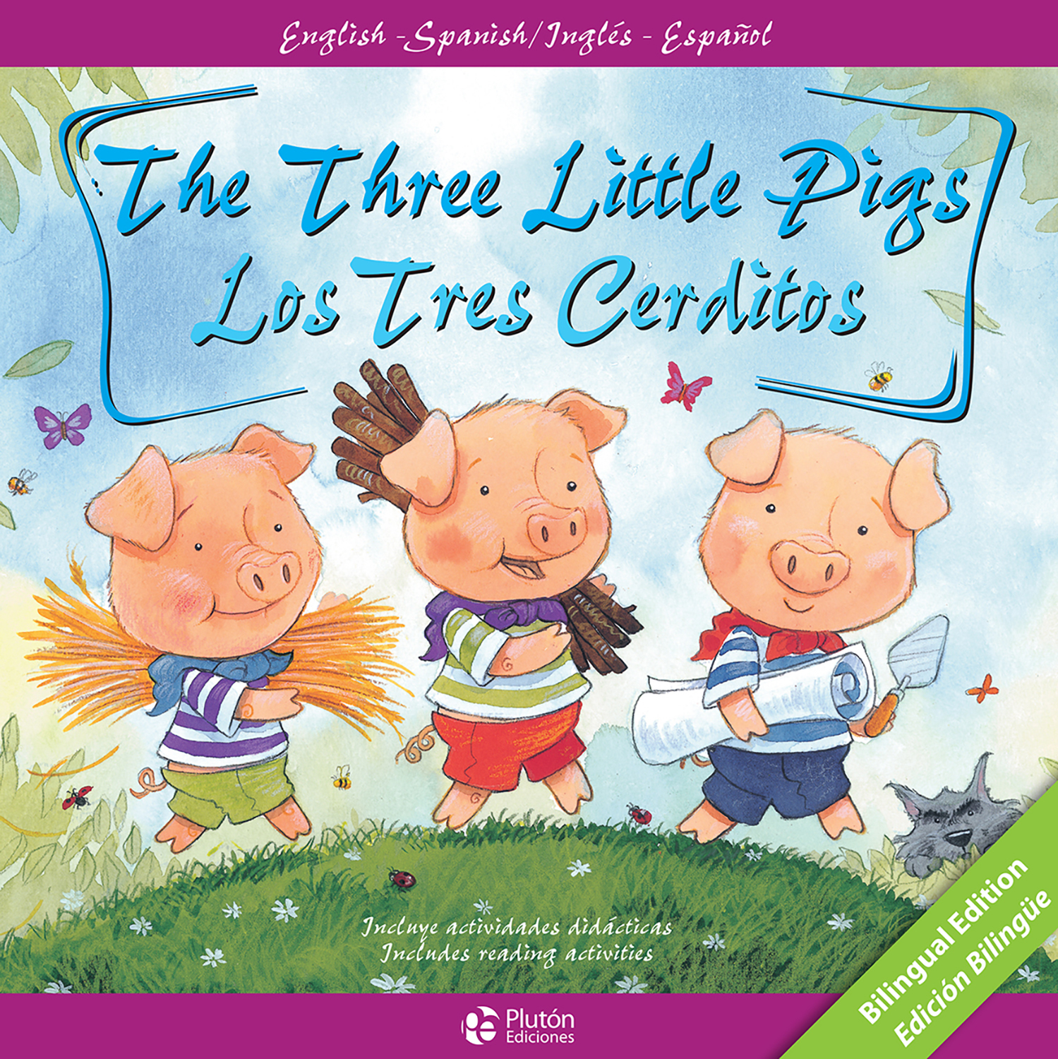 LOS TRES CERDITOS. Infantil Bilingue