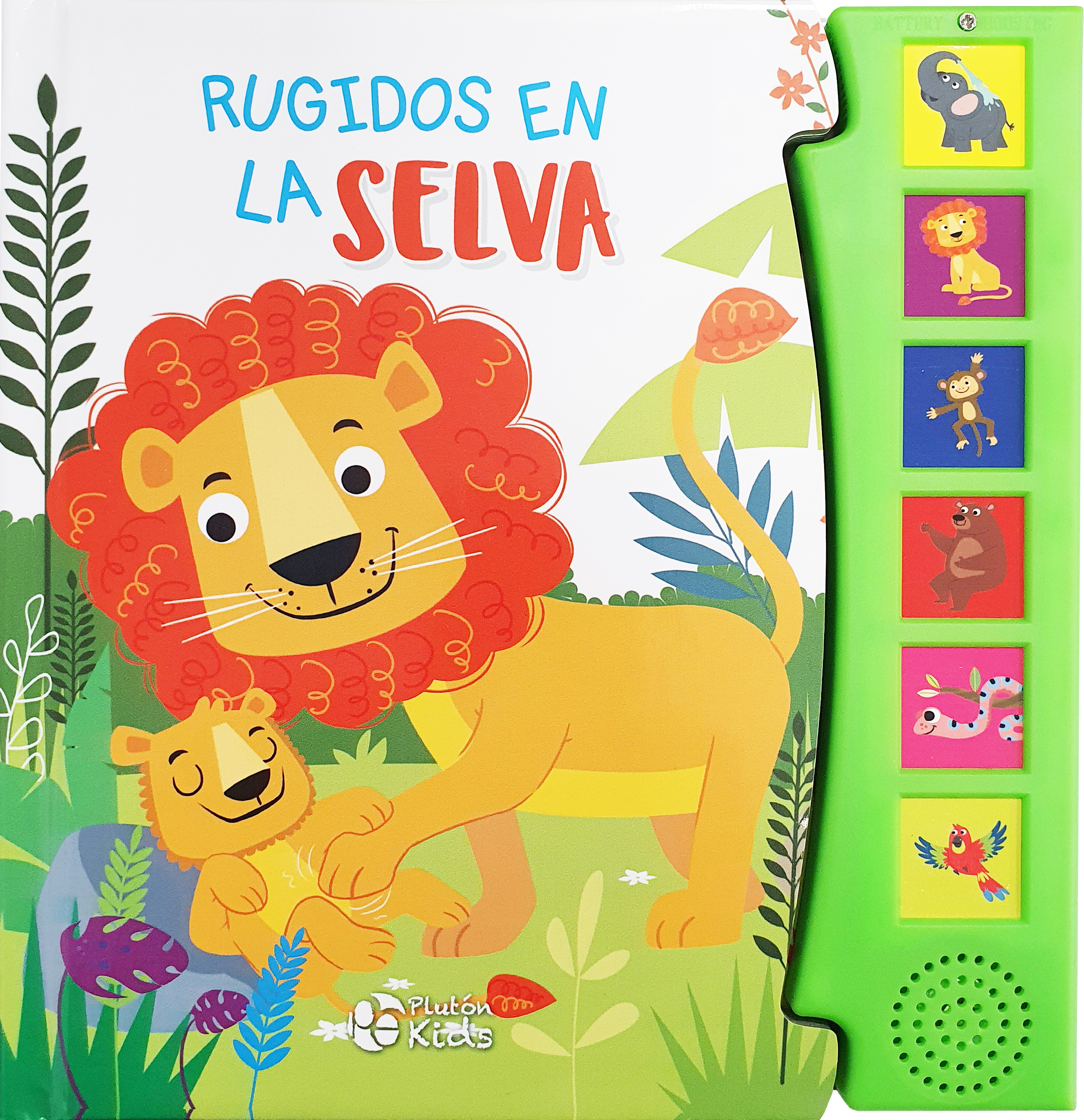 RUGIDOS DE LA SELVA. Libro con Sonido