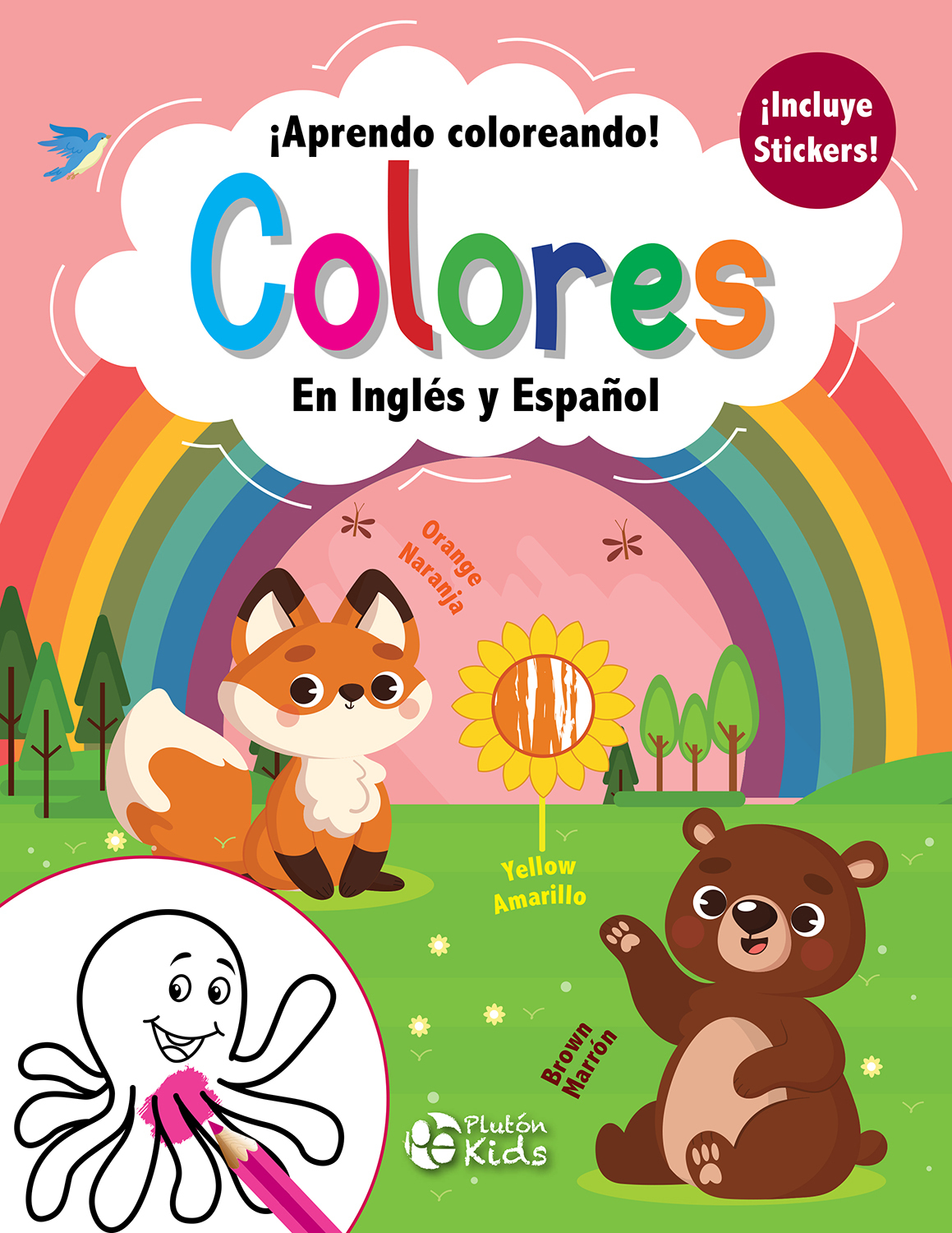 COLORES EN INGLES Y ESPAÑOL. Coloreando