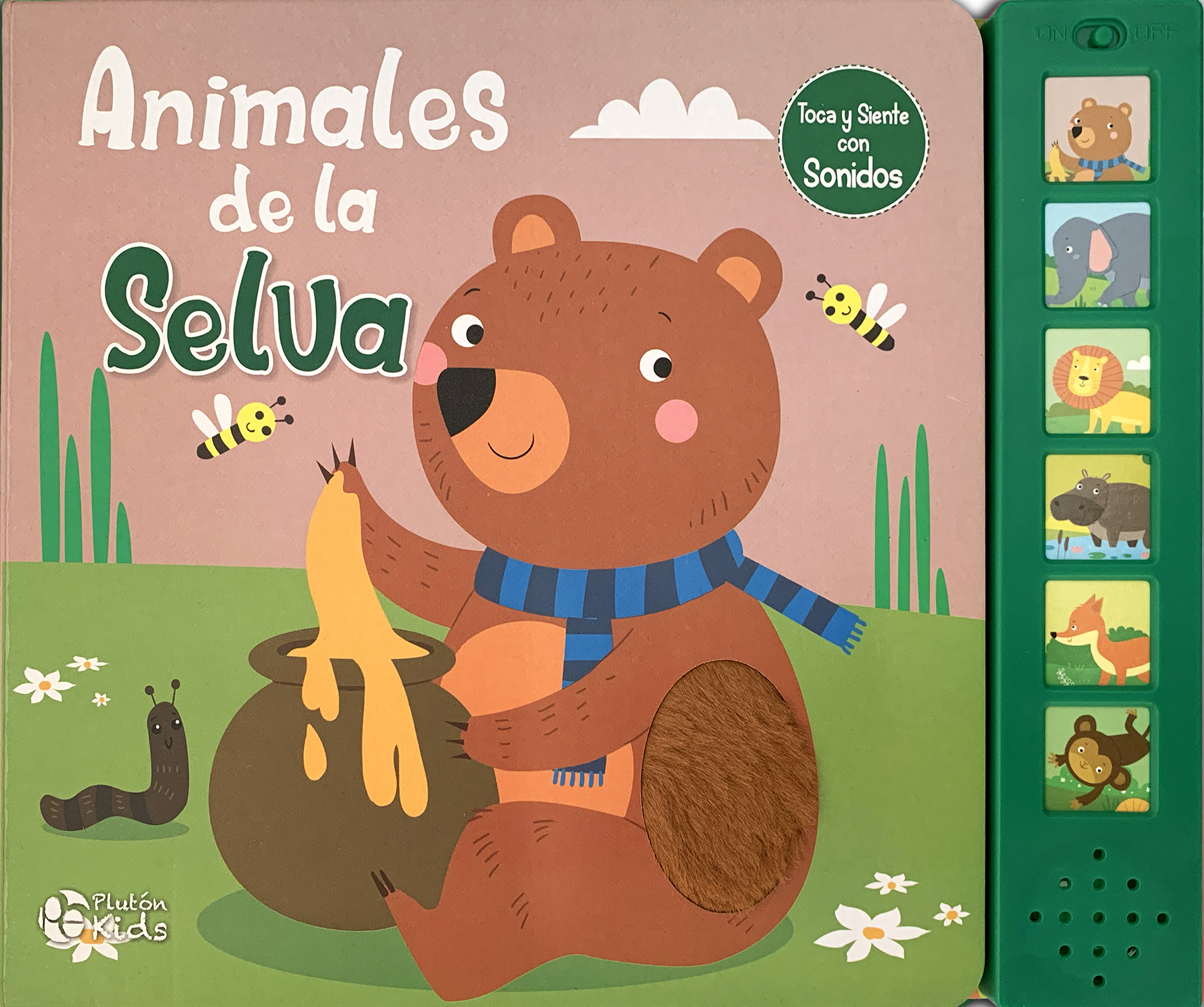 ANIMALES DE LA SELVA. Textura con sonido