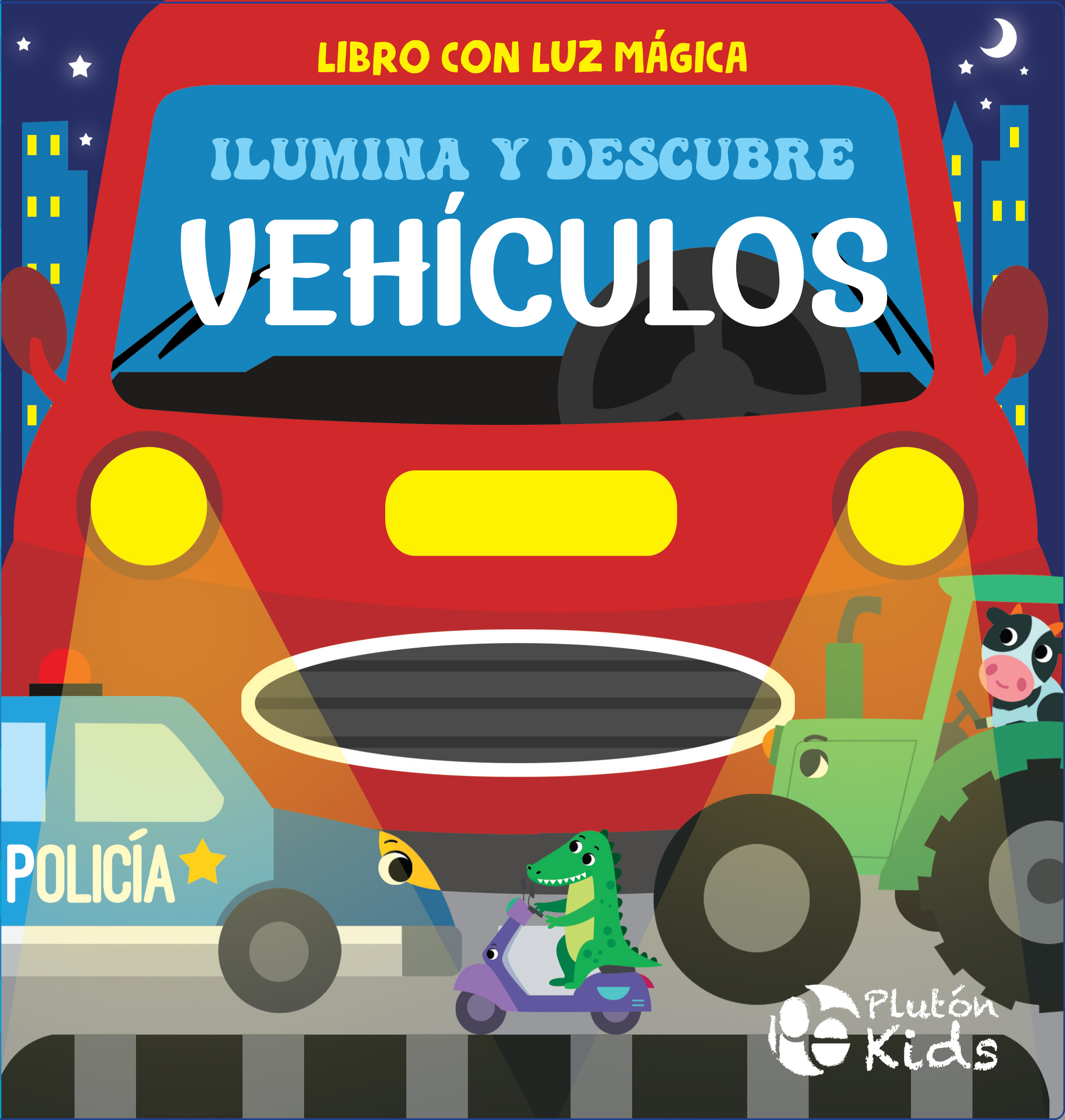 Ilumina y descubre: Vehículos