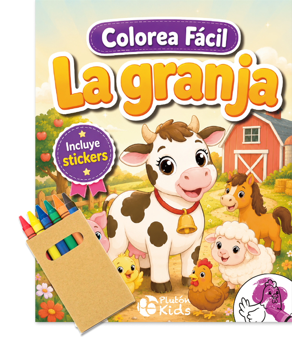 Colorea Fácil: La granja